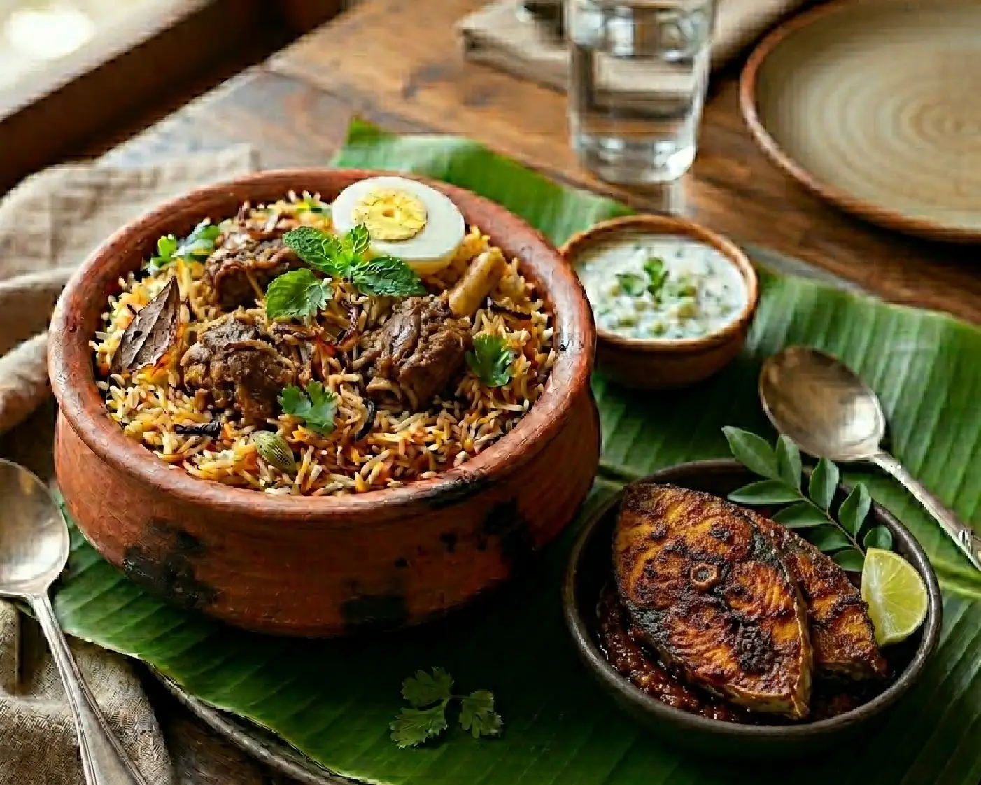 Goat Biryani + Fish Fry